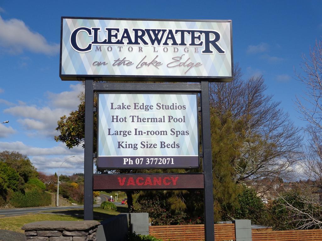 Clearwater Motor Lodge Taupo Eksteriør bilde