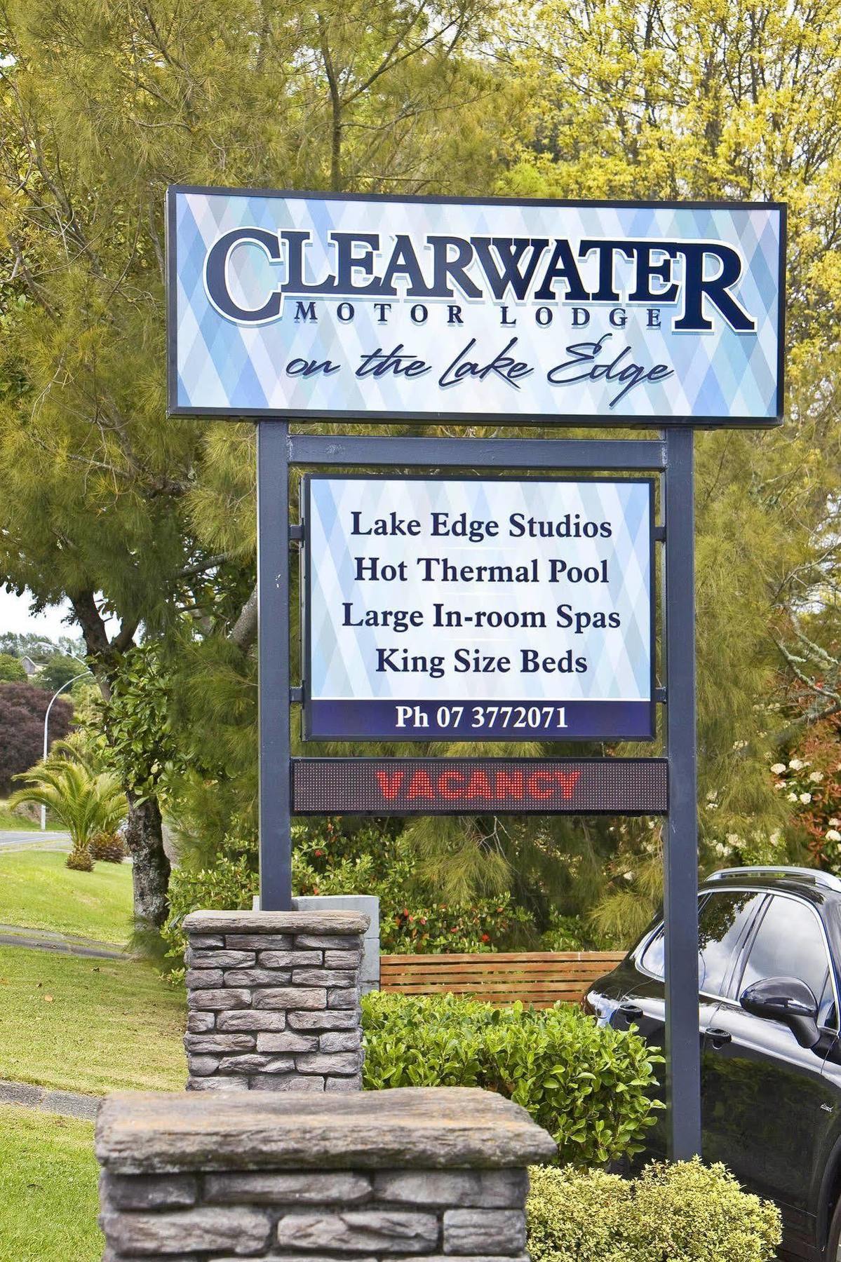 Clearwater Motor Lodge Taupo Eksteriør bilde